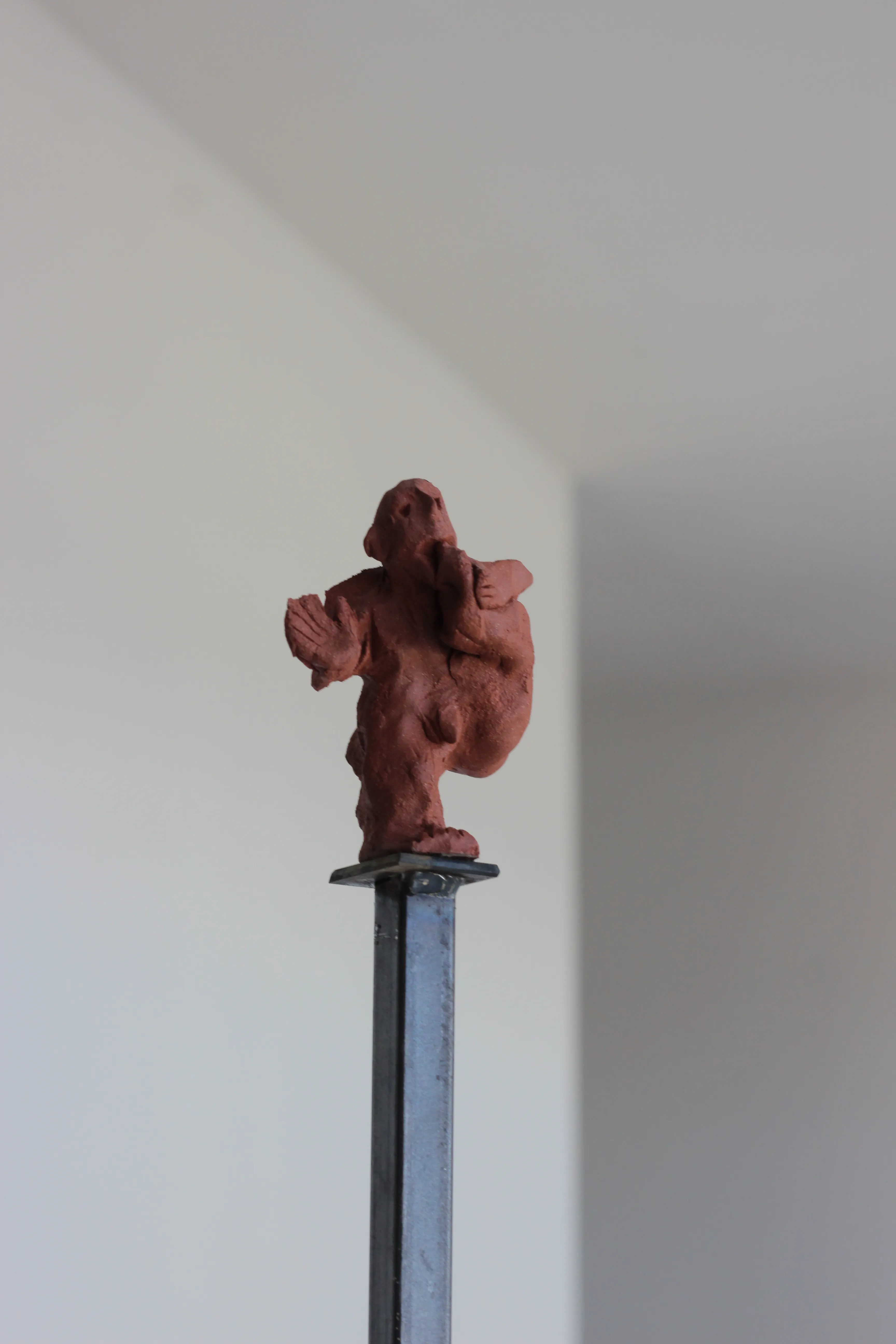 Image of at the summit by Denys Shimanskyi, size: 209х30х30, made of ceramics, metal, chamotte, Sculpture medium, from Львів, part of the сухоцвіти series, priced at $250 Photo 5 of 8.