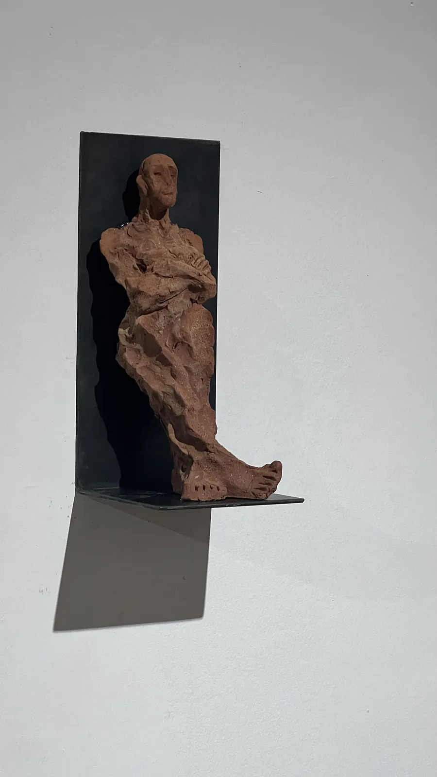 Image of observer by Denys Shimanskyi, size: 27х13х12, made of ceramics, chamotte, metal, Sculpture medium, from львів, part of the сухоцвіти series, priced at $300 Photo 10 of 11.