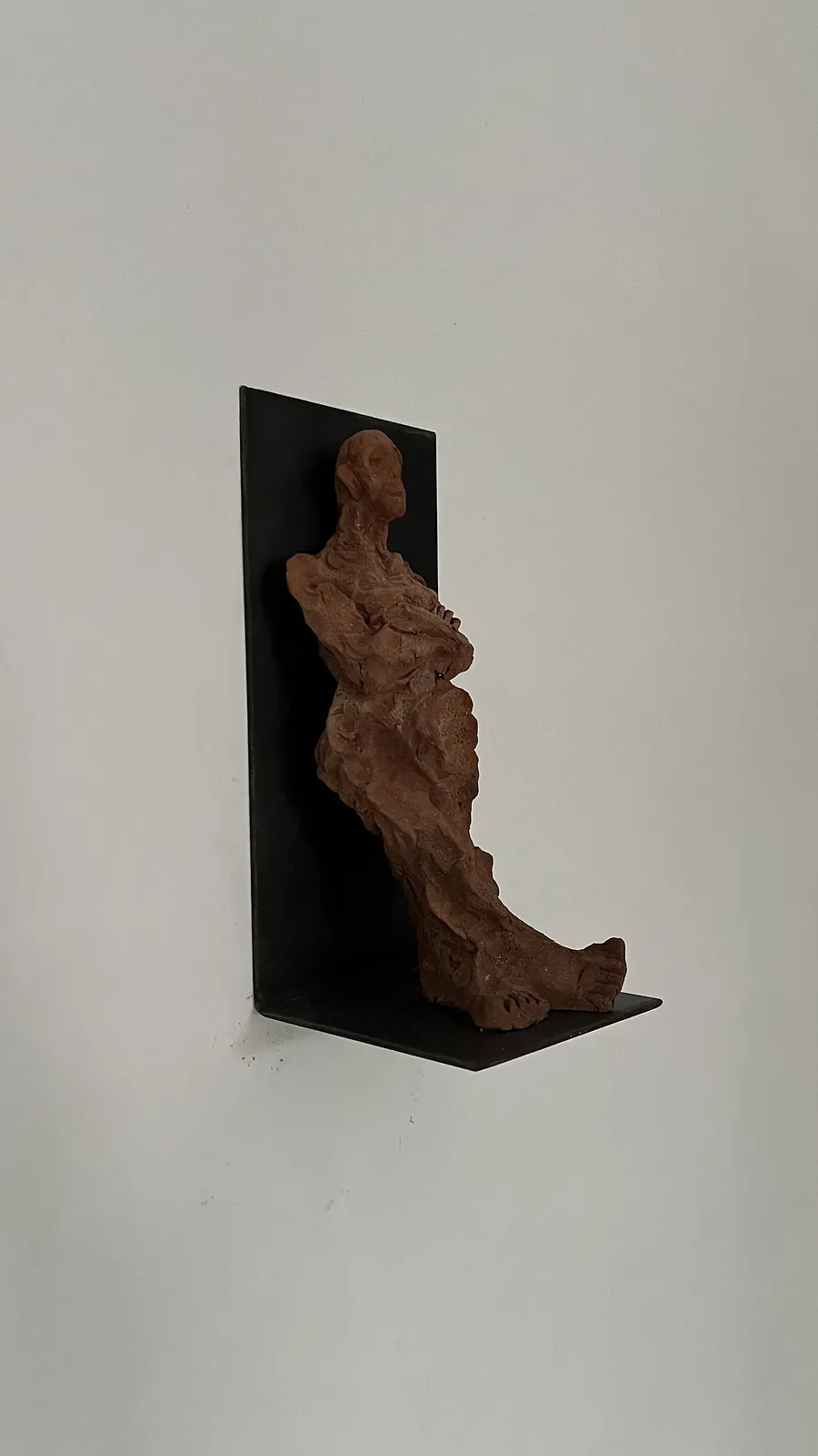 Image of observer by Denys Shimanskyi, size: 27х13х12, made of ceramics, chamotte, metal, Sculpture medium, from львів, part of the сухоцвіти series, priced at $300 Photo 11 of 11.