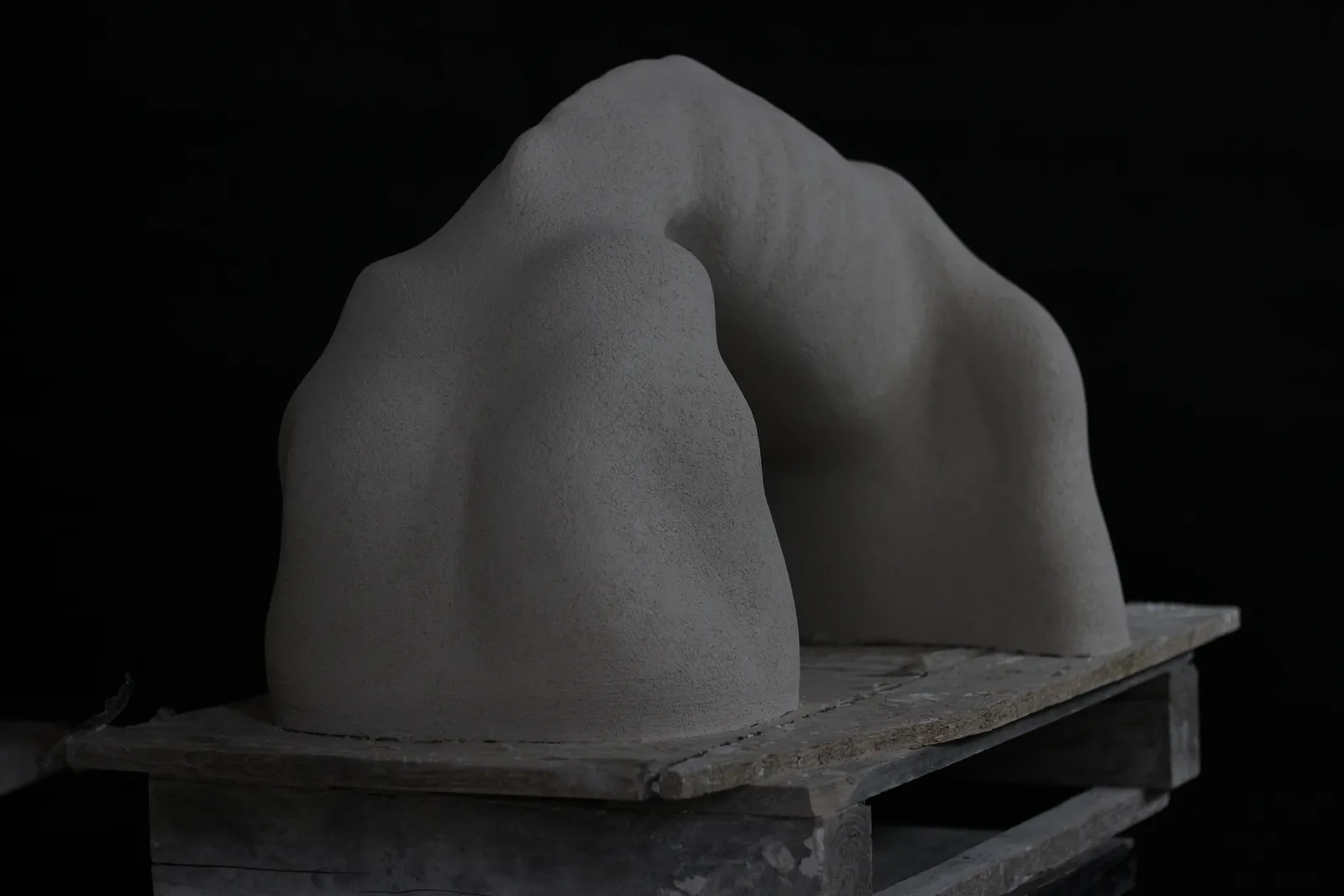 Image of Mountain by Denys Shimanskyi, size: 80х50х45, Sculpture medium, part of the Dependence series, priced at $2500 Photo 4 of 11.