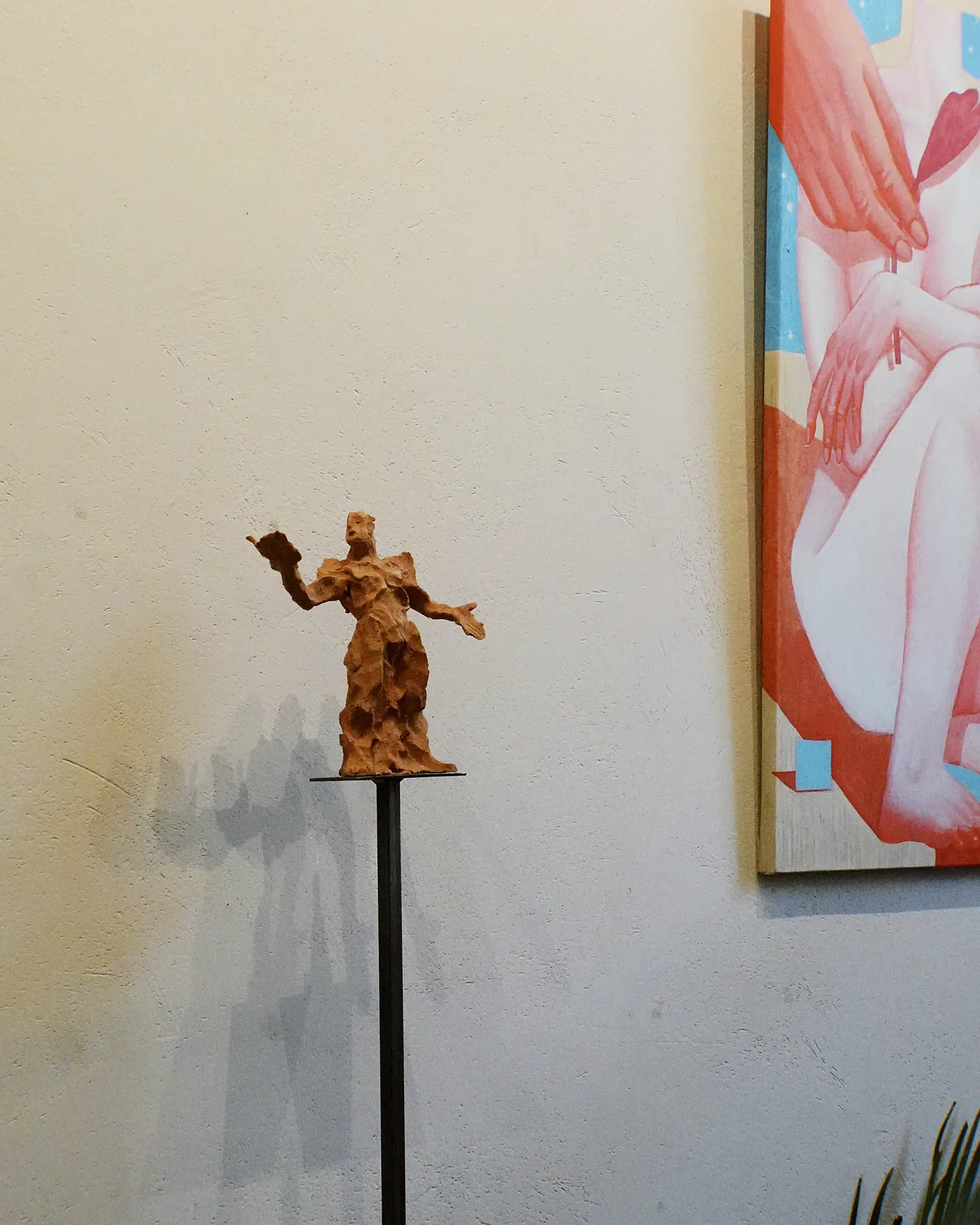Image of Poet by Denys Shimanskyi, size: 183х26х26см, made of ceramics, chamotte, metal, Sculpture medium, part of the сухоцвіти series, priced at $300 Photo 6 of 6.