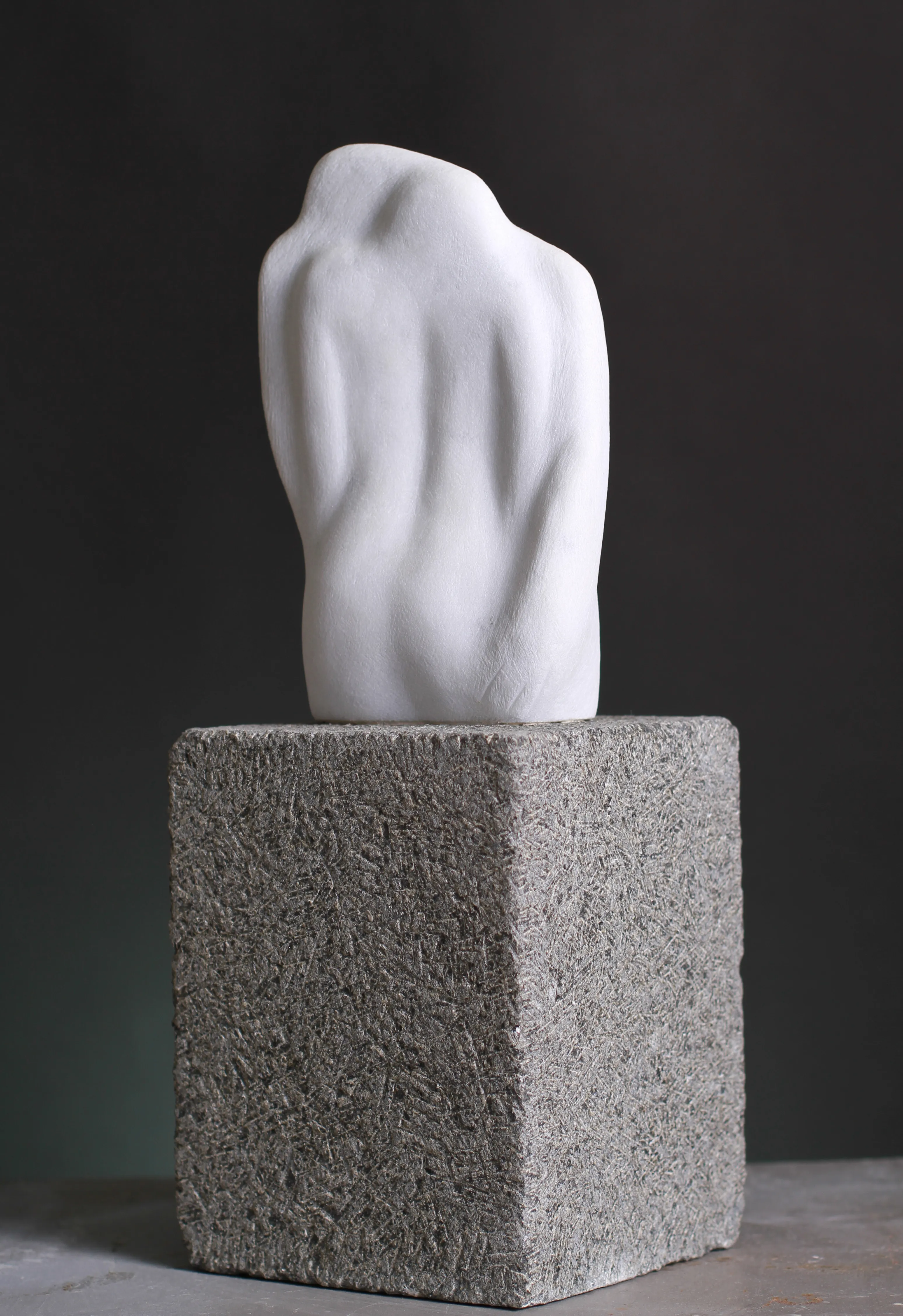 Image of річковий камінь. двоє by Denys Shimanskyi, size: 42х15х15, Sculpture medium, priced at $700 Photo 3 of 6.