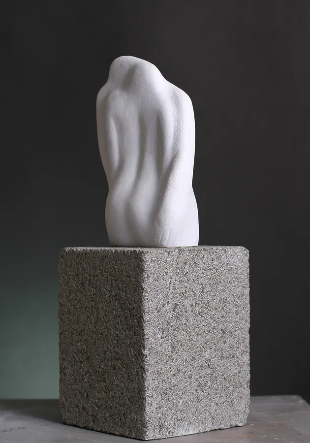 Image of річковий камінь. двоє by Denys Shimanskyi, size: 42х15х15, Sculpture medium, priced at $700 Photo 1 of 6.