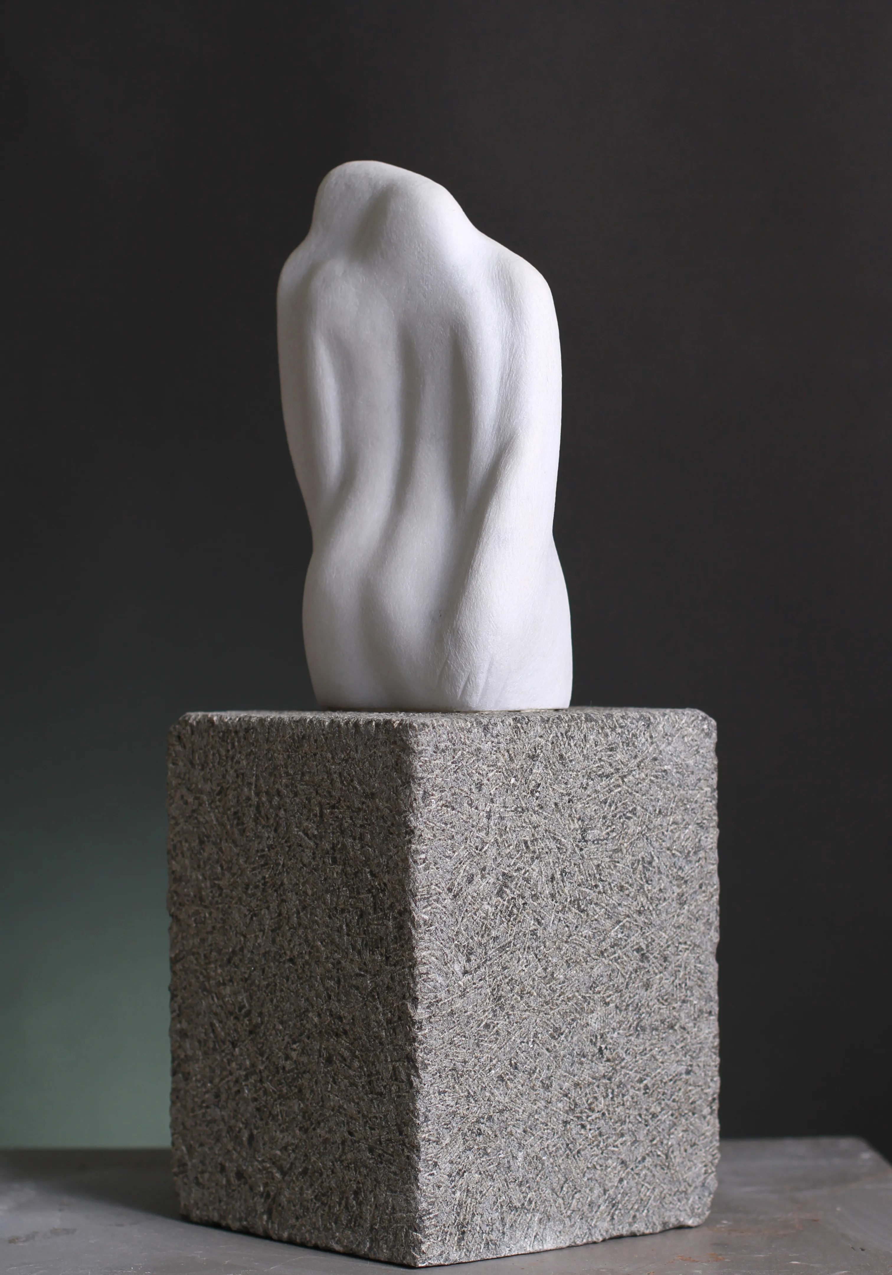 Image of річковий камінь. двоє by Denys Shimanskyi, size: 42х15х15, made of мармур, граніт, Sculpture medium, from Львів, priced at $700 Photo 1 of 6.