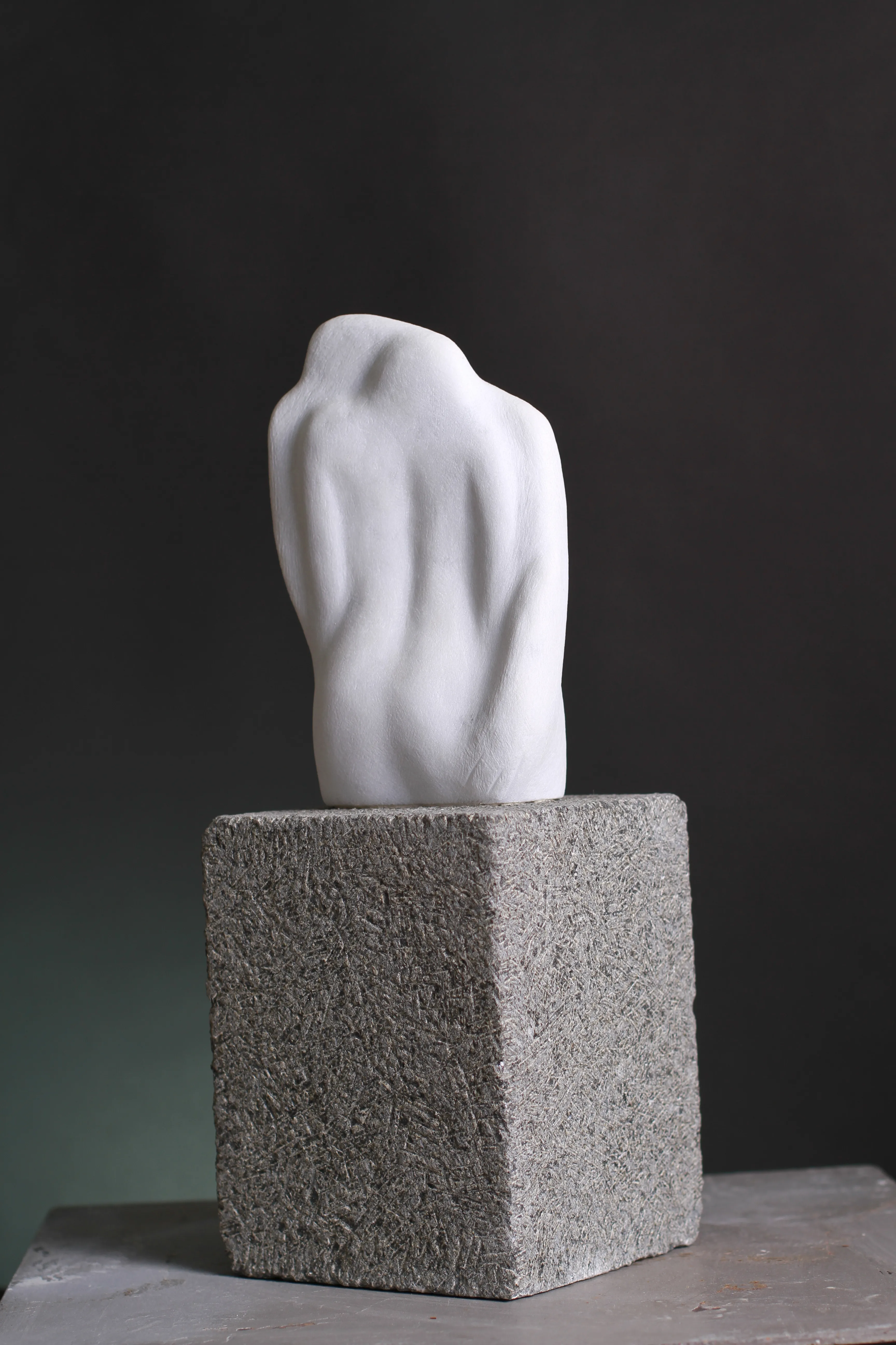 Image of річковий камінь. двоє by Denys Shimanskyi, size: 42х15х15, made of мармур, граніт, Sculpture medium, from Львів, priced at $700 Photo 4 of 6.
