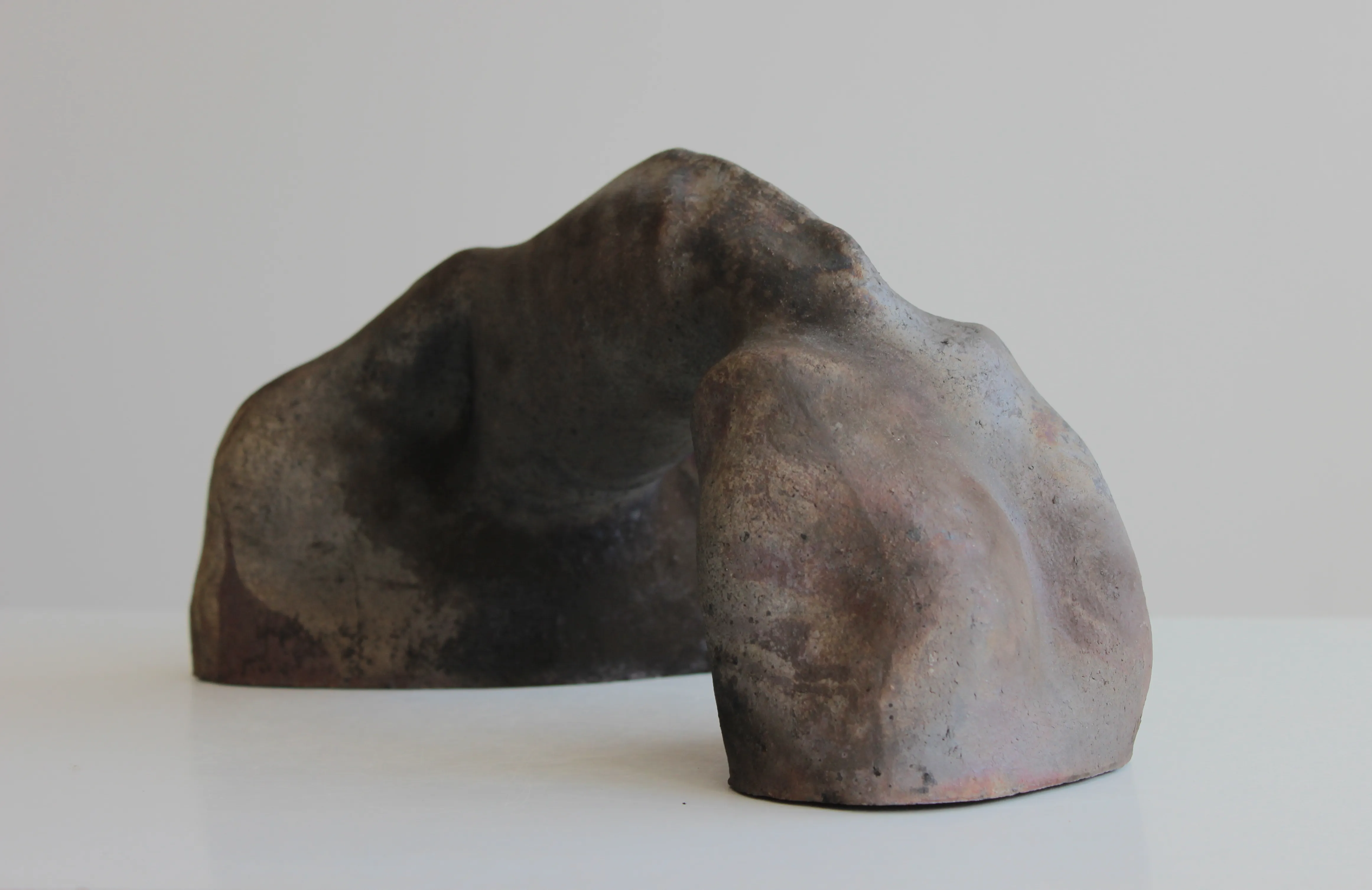 Image of  гора by Denys Shimanskyi, size: 28.5х18х15.5, made of кераміка, раку, Sculpture medium, from львів, part of the Bare mountains series, priced at $250 Photo 3 of 11.