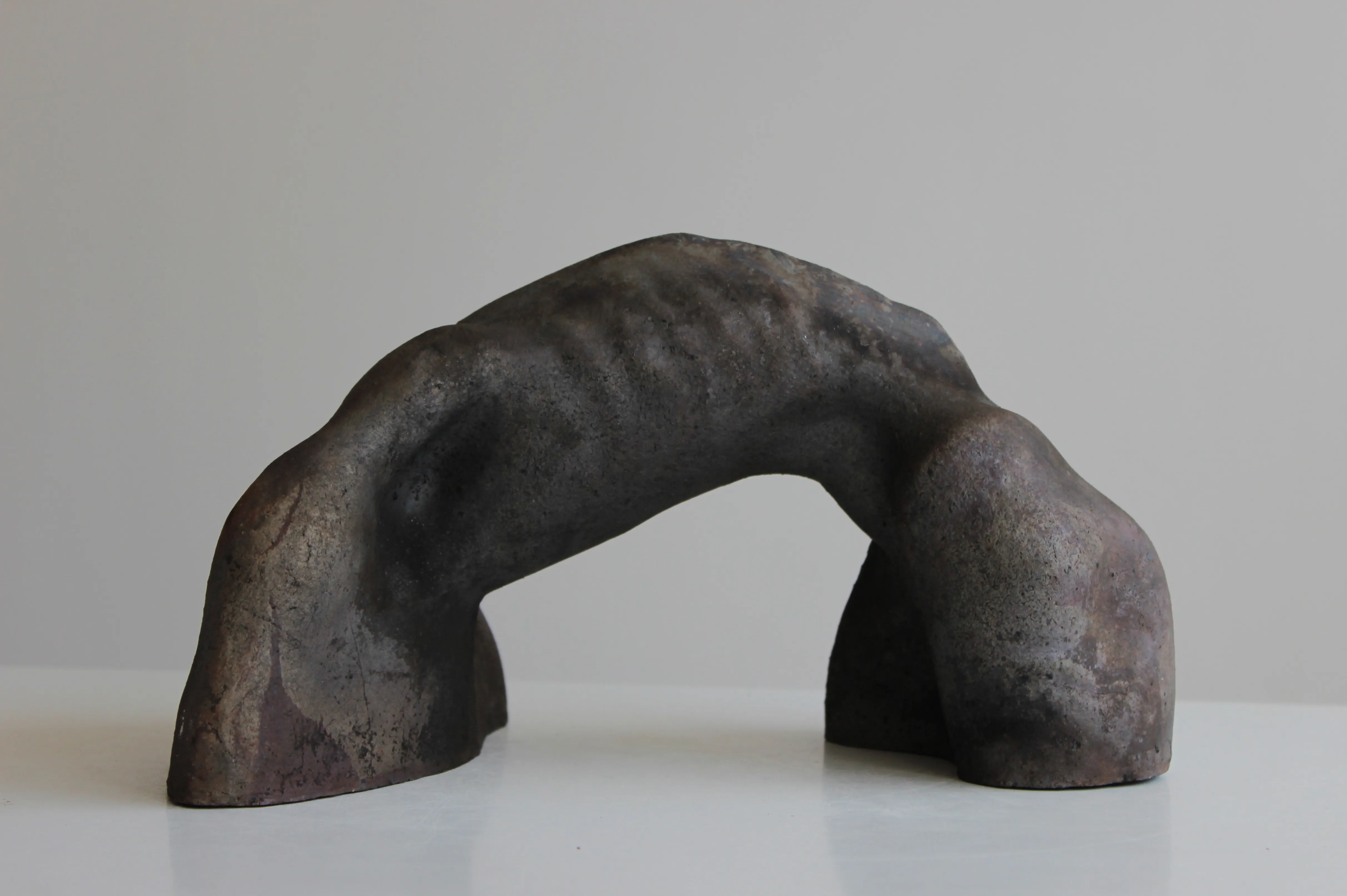 Image of  гора by Denys Shimanskyi, size: 28.5х18х15.5, made of кераміка, раку, Sculpture medium, from львів, part of the Bare mountains series, priced at $250 Photo 1 of 11.