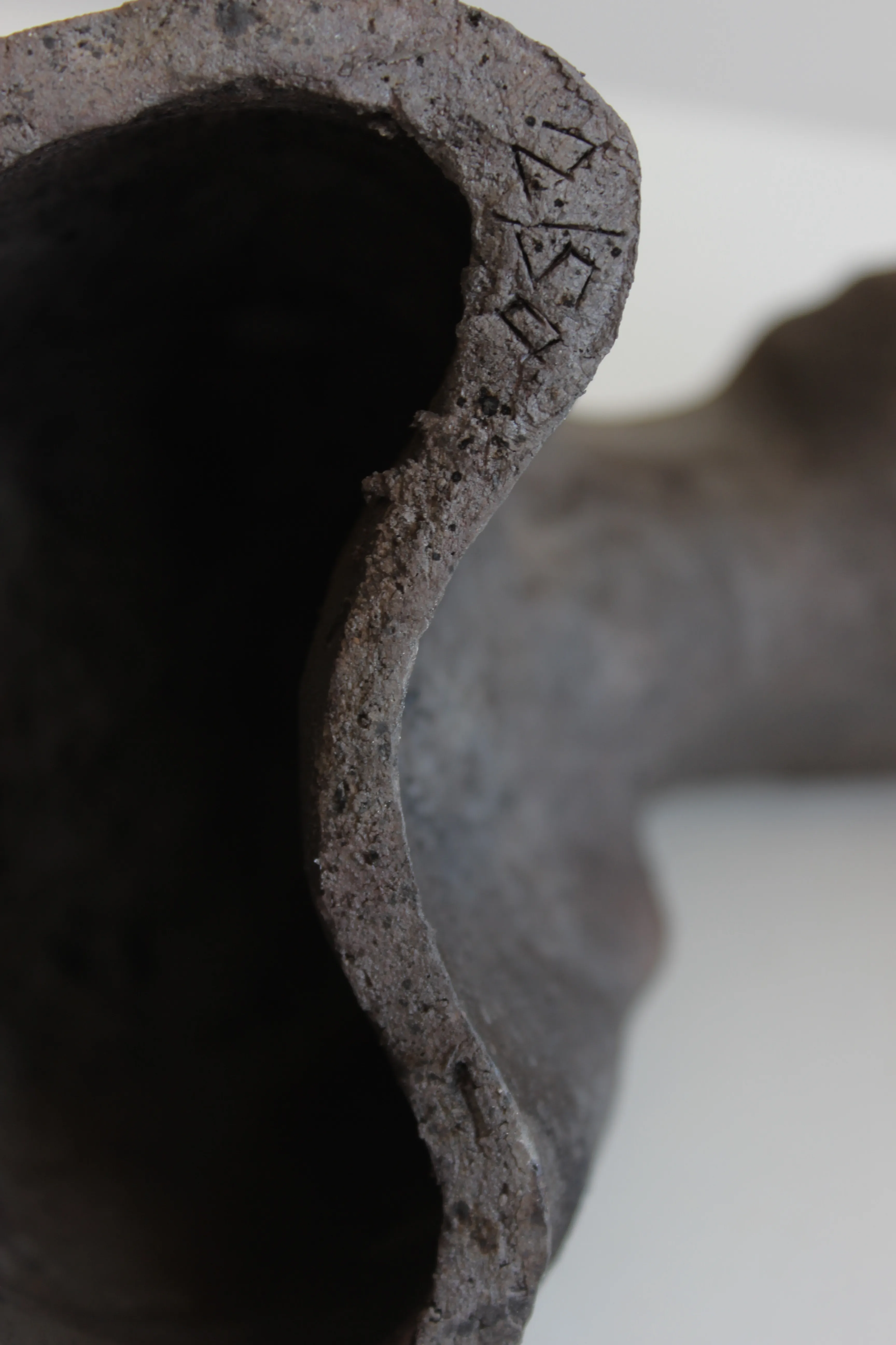 Image of  гора by Denys Shimanskyi, size: 28.5х18х15.5, made of кераміка, раку, Sculpture medium, from львів, part of the Bare mountains series, priced at $250 Photo 8 of 11.