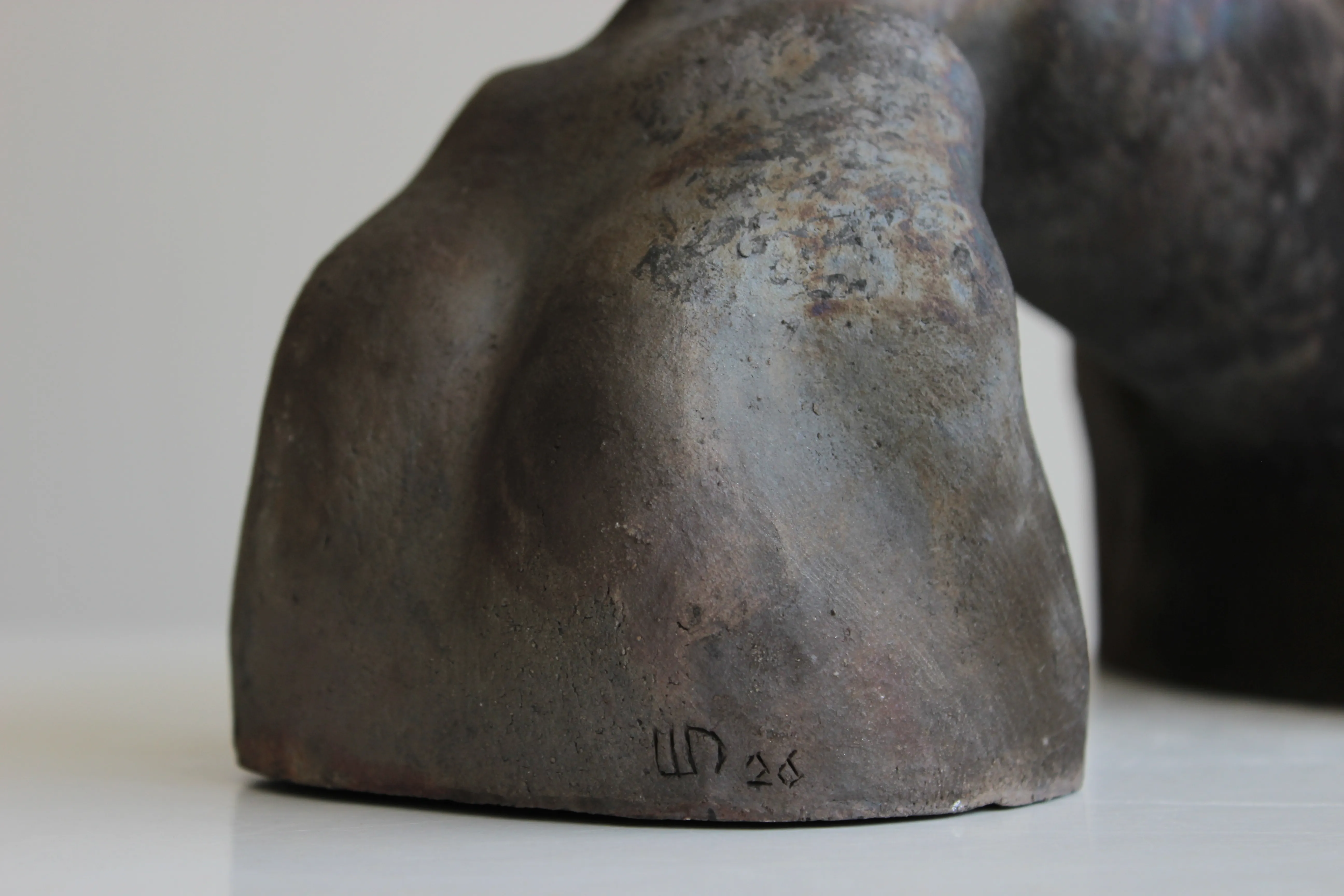 Image of  гора by Denys Shimanskyi, size: 28.5х18х15.5, made of кераміка, раку, Sculpture medium, from львів, part of the Bare mountains series, priced at $250 Photo 11 of 11.