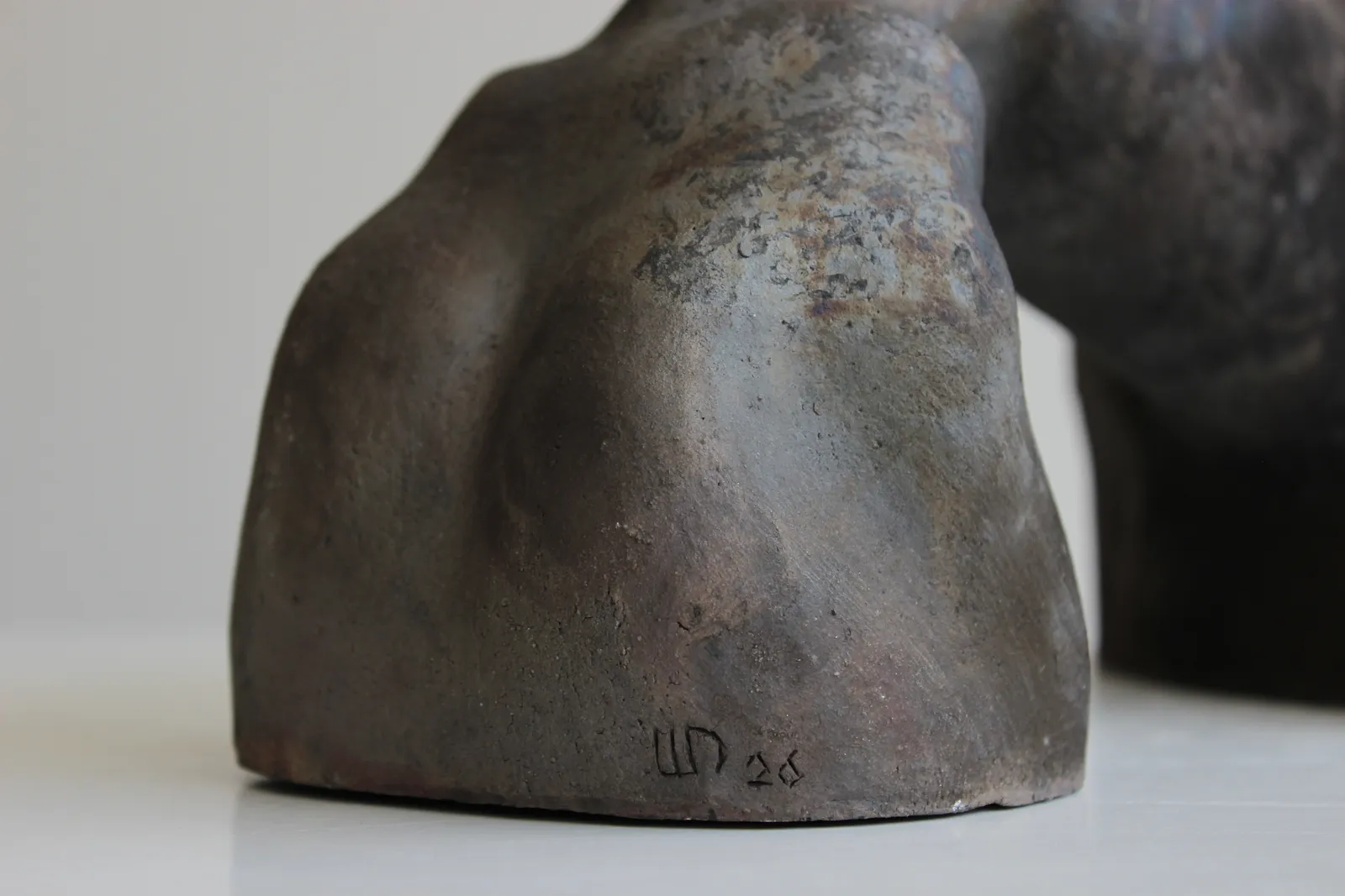 Image of  гора by Denys Shimanskyi, size: 28.5х18х15.5, made of кераміка, раку, Sculpture medium, from львів, part of the Bare mountains series, priced at $250 Photo 11 of 11.