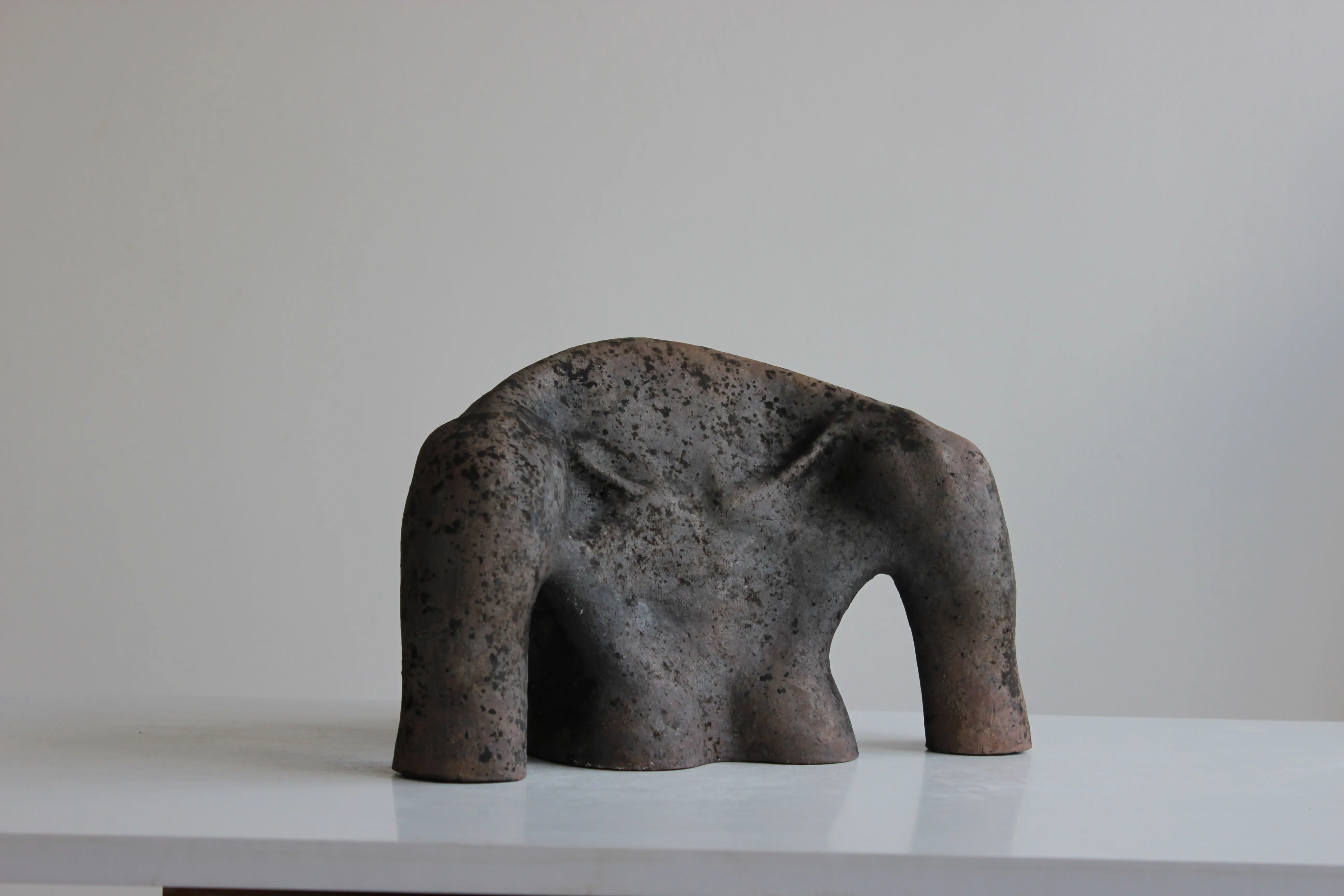 Image of оголені гори by Denys Shimanskyi, size: 28.5х18х17, made of кераміка, раку, Sculpture medium, from львів, part of the Bare mountains series, priced at $250 Photo 2 of 11.