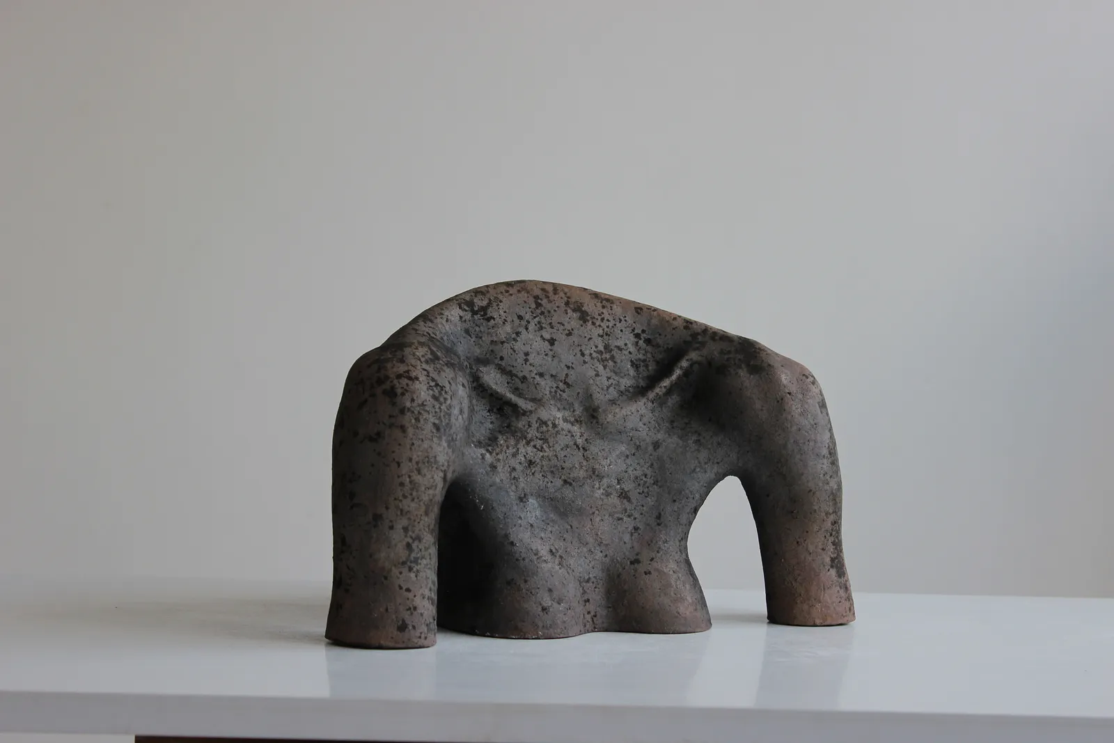 Image of оголені гори by Denys Shimanskyi, size: 28.5х18х17, made of кераміка, раку, Sculpture medium, from львів, part of the Bare mountains series, priced at $250 Photo 2 of 11.